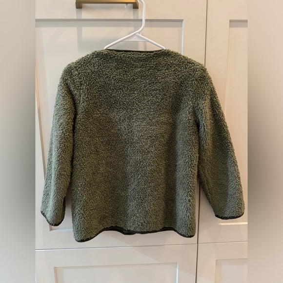 Patagonia Girls Los Gatos Fleece Cardigan Garden Green - Picture 8 of 16